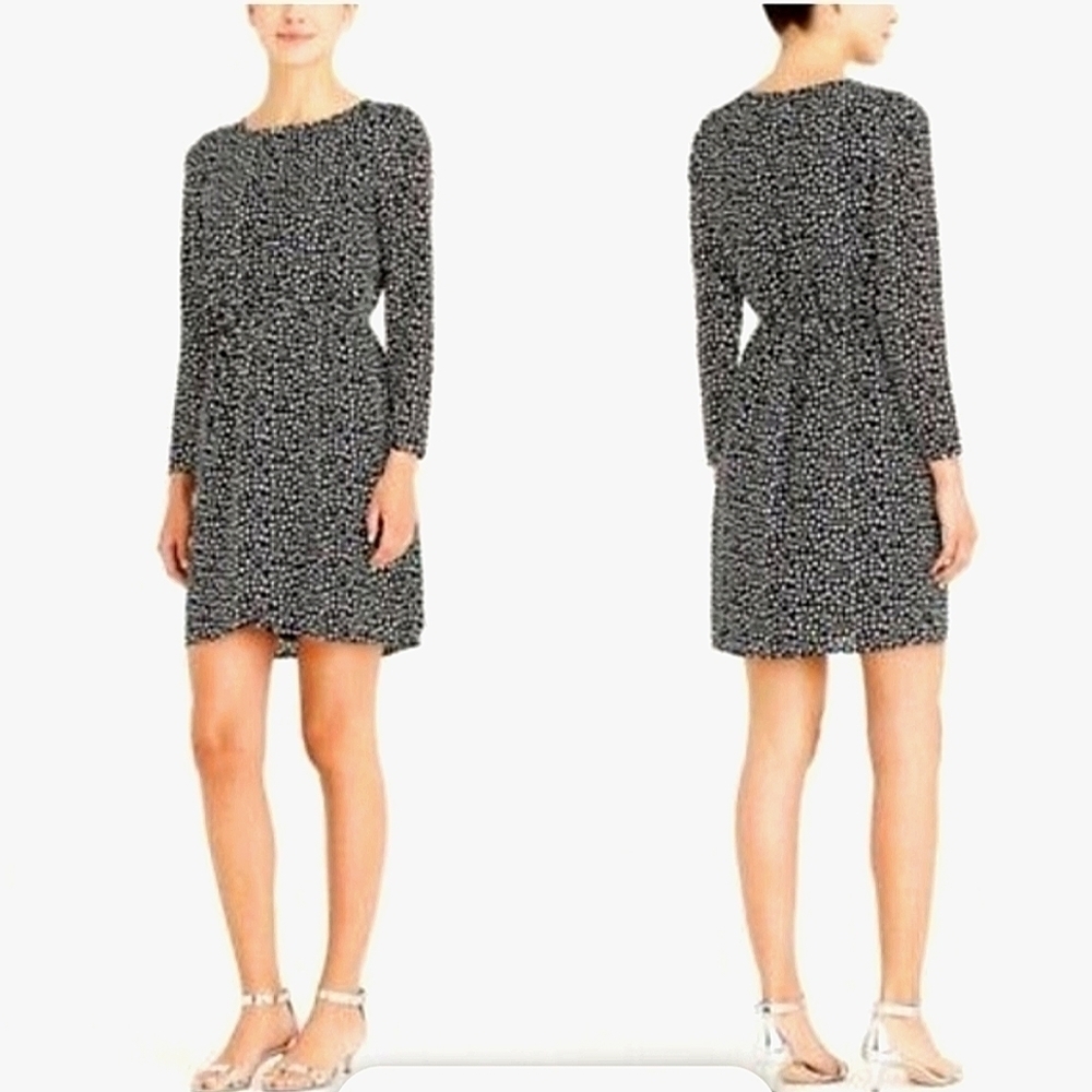 J. Crew Mercantile Tulip Hem Heart Print Dress
